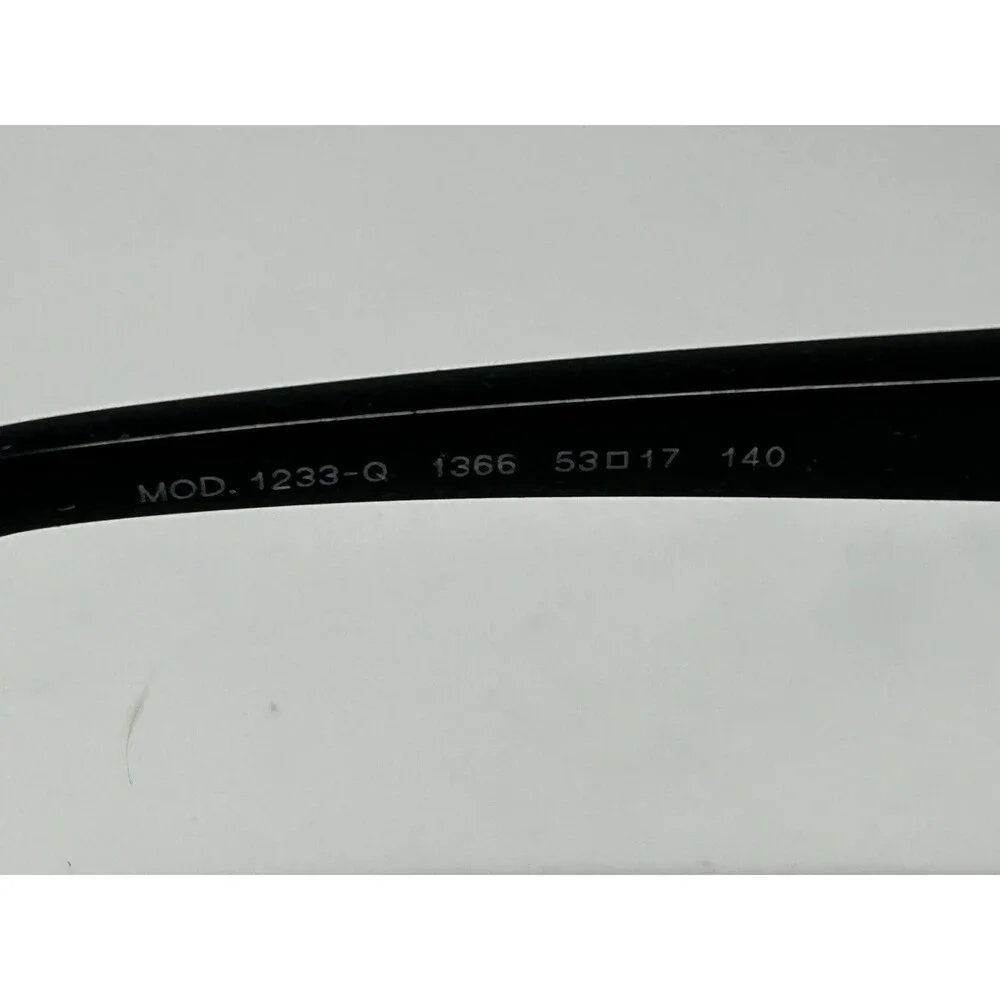 Versace VE1233Q 1366 Black Gold Eyeglasses Frame 53-17 140 Made Italy